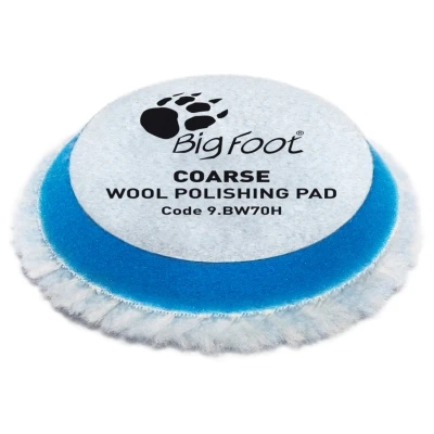 RUPES Ø50mm BigFoot Woll-Polierpad Grob Blau