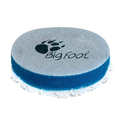 RUPES Ø60mm BigFoot Microfaser-Polierpad Grob Blau