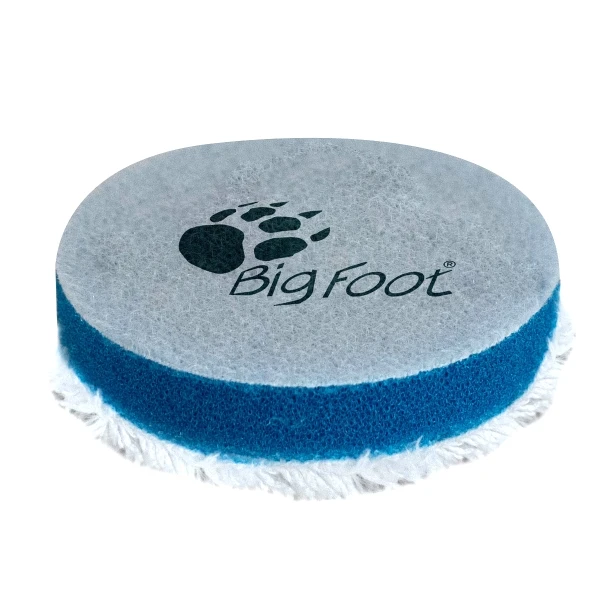 RUPES Ø60mm BigFoot Microfaser-Polierpad Grob Blau