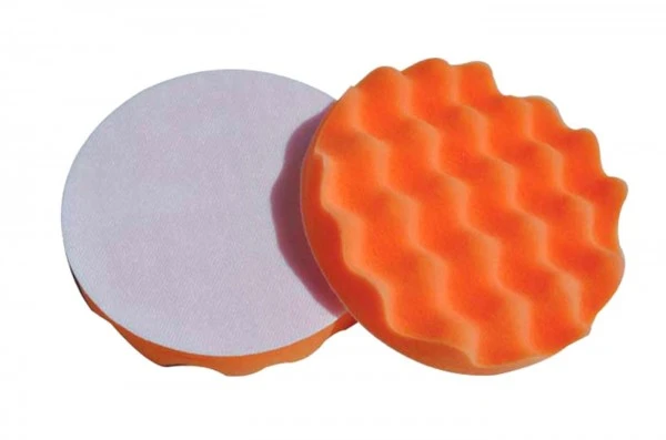 Craft-Equip Basic 150mm Polierschwamm orange gewaffelt